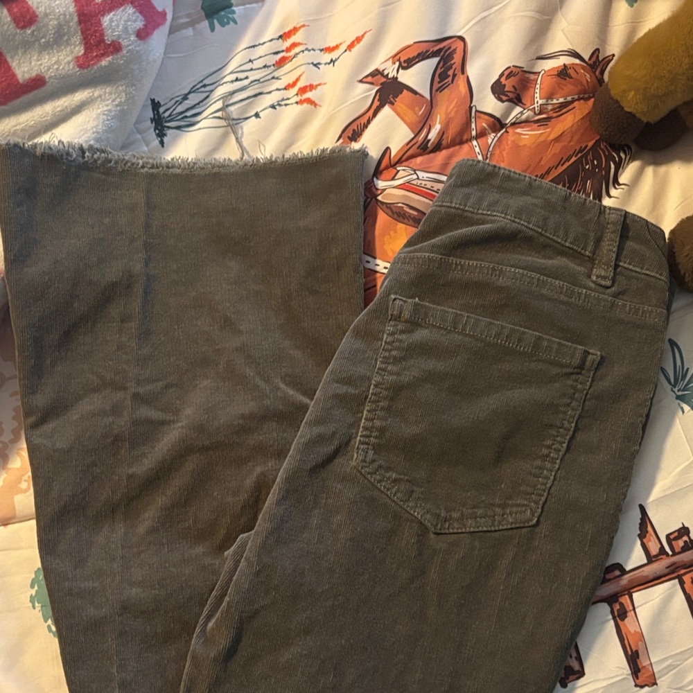 GAP Olive Corduroy Trousers